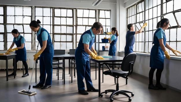Serviços de limpeza profissional